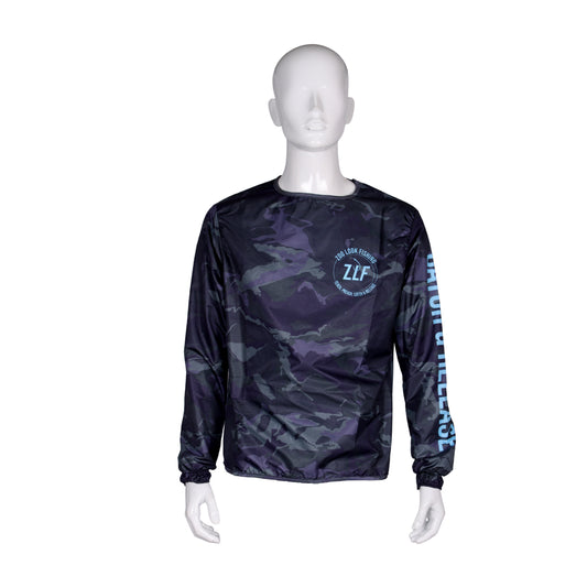 Wind Cheater Camo Black and Blue