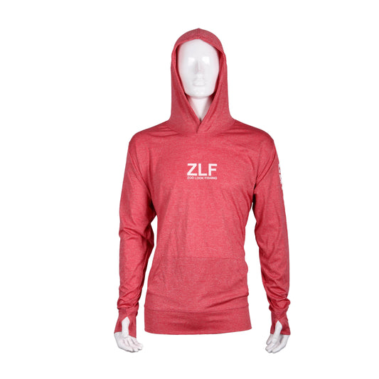 Light Weight Hoodie Red Small Logo