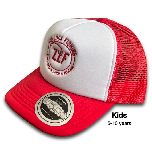 Kids Trucker Cap Red/White